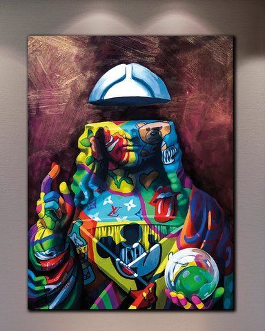 Картина з Моною Лізою в сучасному стилі &ndash; ART у деталях - 30х40 см