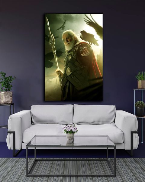 Картина с героем комикса Marvel - Один Зов Ворона - 40х60 см