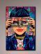 Painting for room or office - Alluring Eyes - 80x120 cm