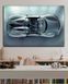 Картина с машиной Porsche Цвет Серебра - Автомобильный декор для кабинета и дома - 40х60 см MIX-191 фото 5