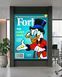 Картина зі Скруджем Макдаком та грошима в офіс - &laquo;Lucky Duck Forbes&raquo; - 30х40 см MIX-251 фото 6