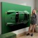 Картина з машиною Porsche 911 Green Dream - Декор для дому та в кімнату - 40х60 см MIX-062 фото 6