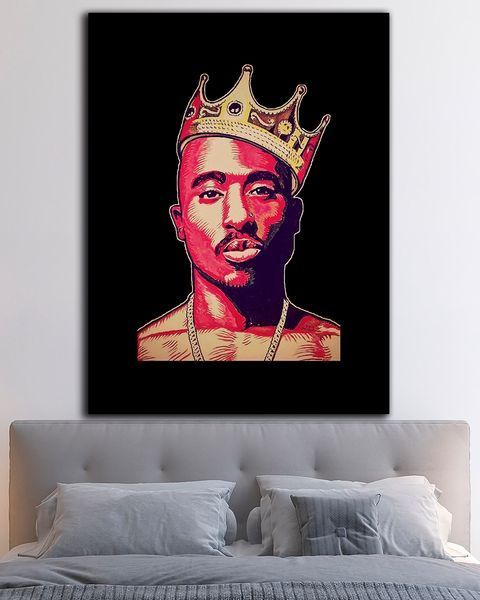 Картина з реп виконавцем - 2PAC - 30х40 см