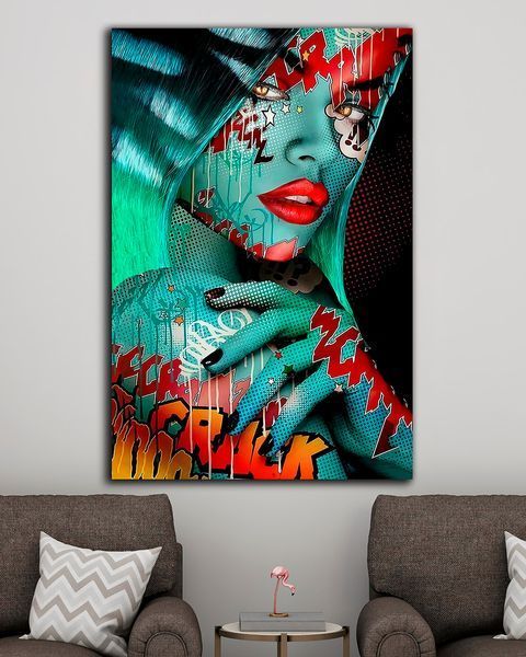Картина - Crash Green Art - 40х60 см