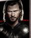 Картина на полотні з героєм коміксів Тор Marvel у металевому спорядженні - &laquo;Тор: Погляд бога&raquo; - 30х40 см MIX-556 фото 2