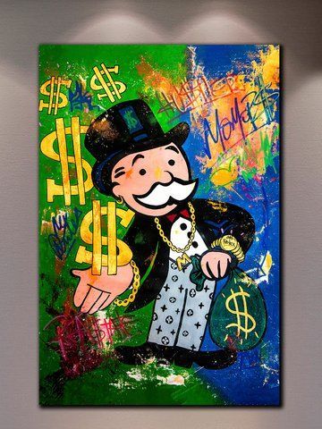 Картина для офісу - Alec Monopolys Dollar - 40х60 см