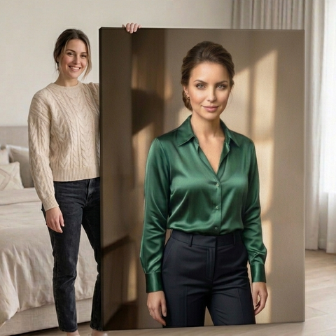 Большая картина на холсте 100х170 см по вашему фото Премиальная фотокартина на заказ