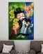 Денежная поп арт картина на холсте для офиса "Alec Monopoly Dollar" 40х60 см MIX-507 фото 3