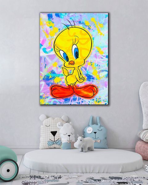 Картина на холсте Цыпа Art для детской комнаты - 100х130 см