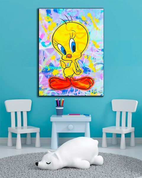 Картина на холсте Цыпа Art для детской комнаты - 100х130 см