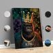 Картина горилла на холсте - Современный декор в кабинет и гостиную - &laquo;King&raquo; - 30х40 см MIX-778 фото 2
