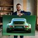 Картина з машиною Porsche Green Power - Автомобільний декор на полотні - 40х60 см MIX-189 фото 9