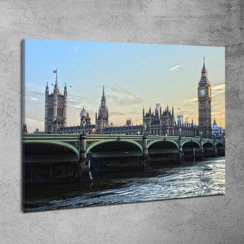 Картина з міським пейзажем для спальні &laquo;Big Ben&raquo; 50х70 см