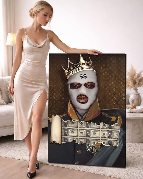 Картина в офіс - Dollars King - 50х70 см