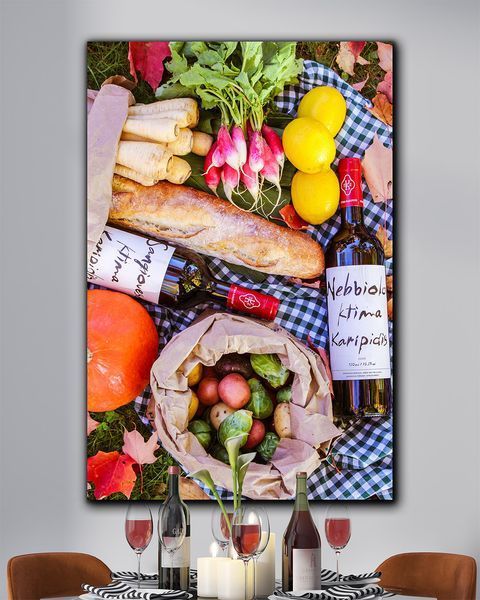 Картина для кухни - Овощная Феерия - 40х60 см