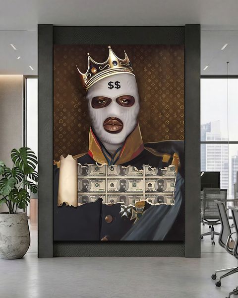 Картина в офіс - Dollars King - 50х70 см