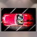 Картина з машиною Classic Speed 38 - Ретро декор для дому та гаража - 100х150 см
