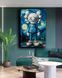 Картина на холсте KAWS Звездная ночь для гостиной и кабинета - 40х60 см MIX-728 фото 4