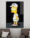 Картина на подарунок - Bart Simpson Art - 80х120 см MIX-212-2 фото 3