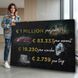 Мотиваційна картина Мій перший мільйон - Декор для офісу - 30х40 см MIX-740 фото 6