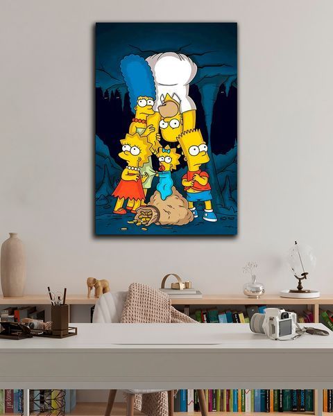 Картина на подарунок - The Simpson Пригоди - 50х70 см