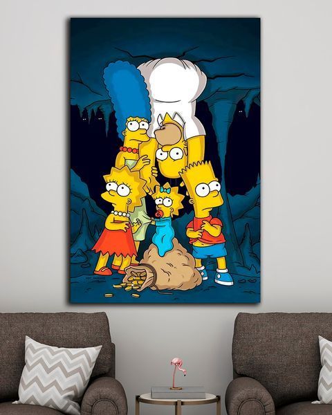 Картина на подарунок - The Simpson Пригоди - 50х70 см