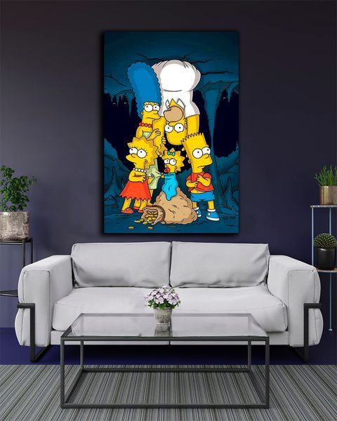 Картина на подарунок - The Simpson Пригоди - 50х70 см