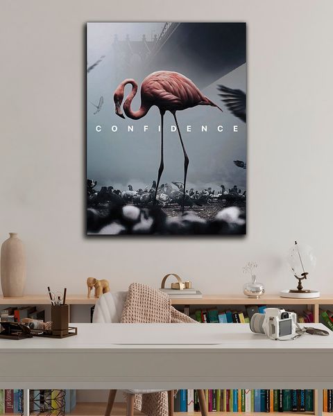 Картина - Flamingo - 30х40 см