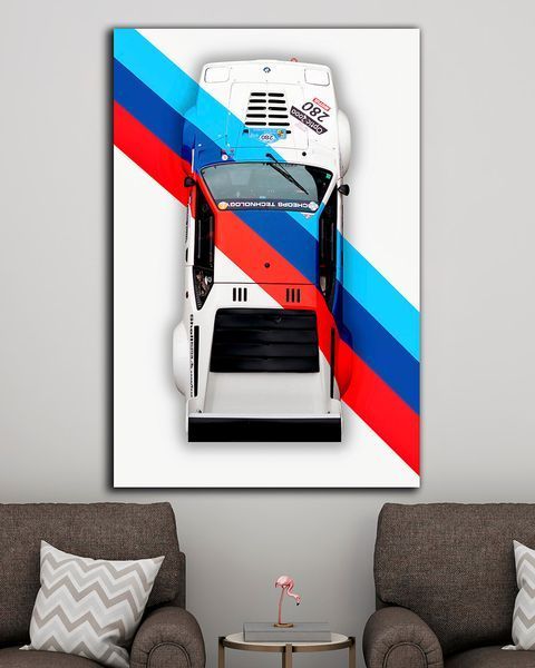 Картина з машиною - BMW Color - 40х60 см