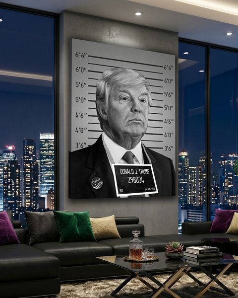Картина с Дональдом Трампом &ndash; для офиса - 30х40 см