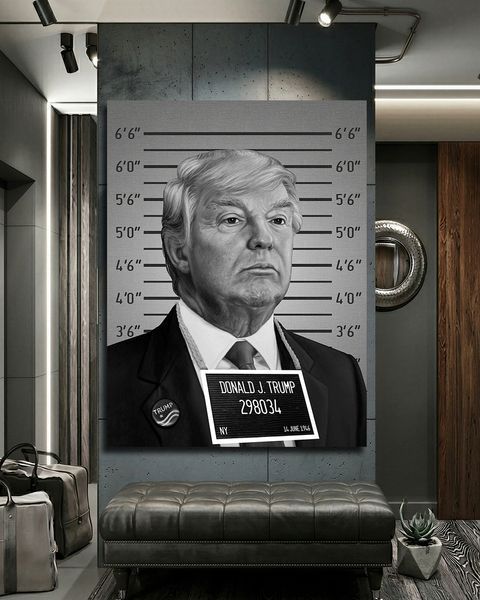 Картина с Дональдом Трампом &ndash; для офиса - 30х40 см
