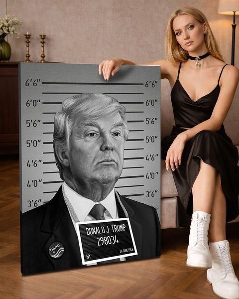 Картина с Дональдом Трампом &ndash; для офиса - 30х40 см