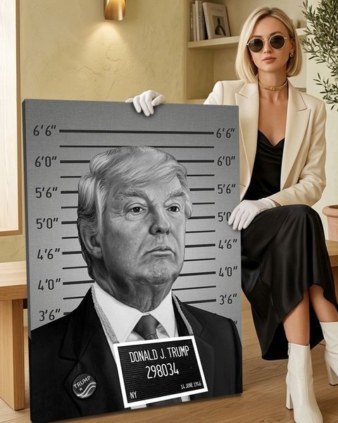 Картина с Дональдом Трампом &ndash; для офиса - 30х40 см
