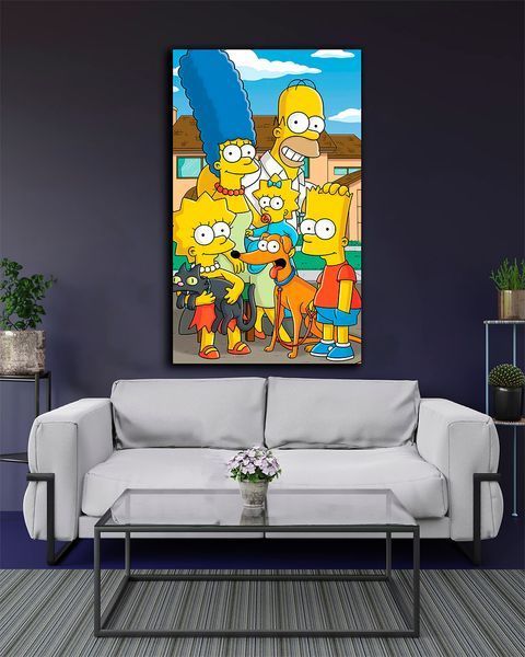 Картина для кімнати - The Simpson Family - 30х50 см