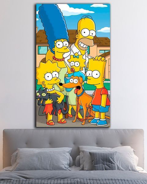Картина для кімнати - The Simpson Family - 30х50 см