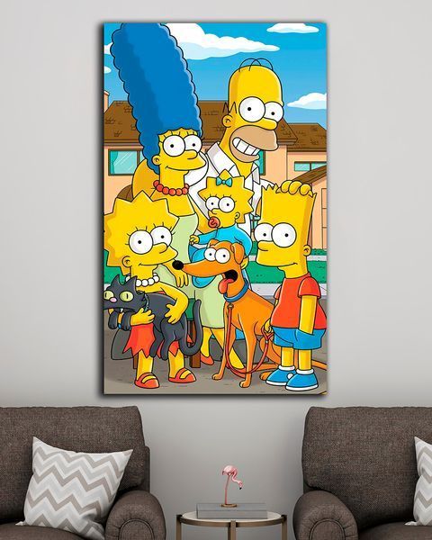 Картина для кімнати - The Simpson Family - 30х50 см