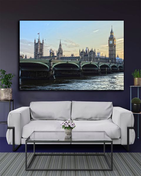 Картина с городским пейзажем для спальни &laquo;Big Ben&raquo; 40х60 см