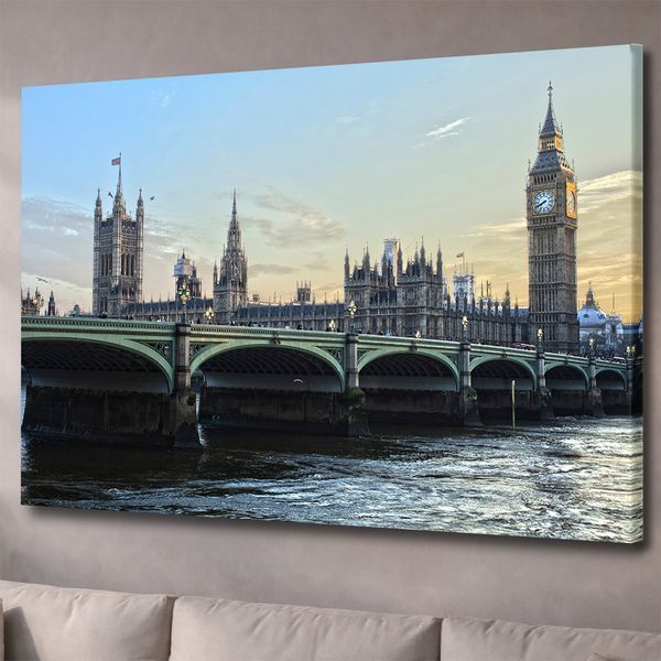 Картина с городским пейзажем для спальни &laquo;Big Ben&raquo; 40х60 см