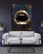 Картина з губами - Lips in Gold - 90х120 см MIX-502-2 фото 1