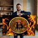 Картина на холсте Пылающий Bitcoin - Подарок трейдеру и декор в офис - 30х40 см MIX-266 фото 9