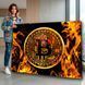 Картина на холсте Пылающий Bitcoin - Подарок трейдеру и декор в офис - 30х40 см MIX-266 фото 5