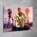 Картина на полотні з персонажем відеогри зі зброєю - &laquo;Grand Theft Auto V&raquo; - 50х70 см MIX-759-0 фото 1