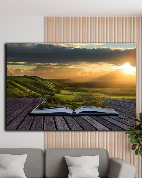 Картина для спальни - Книга Спокойствия - 40х60 см