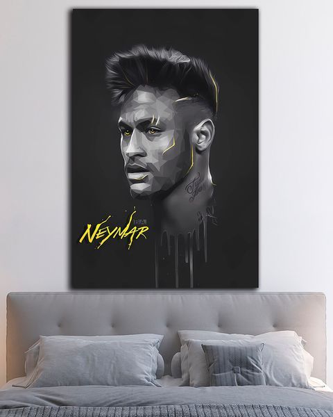 Картина з футболістом - Neymar ART - 40х60 см