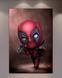 Картина на холсте Deadpool Small для детской комнаты - 40х60 см MIX-575 фото 1