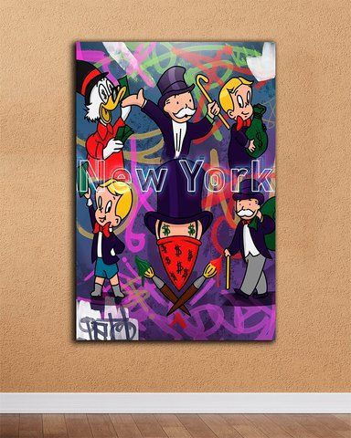 Картина для офісу - New York Monopoly - 40х60 см