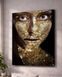Картина на полотні Золоте обличчя Golden Face для студії краси та кабінету косметолога - 40х60 см MIX-019 фото 2