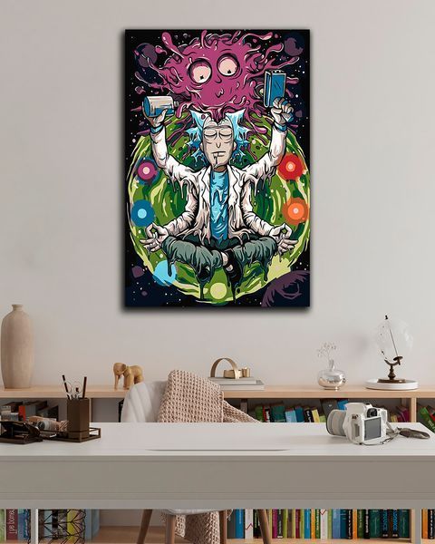Картина на подарунок - Rick Sanchez Теорія Спокою - 50х70 см