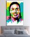 Картина с футболистом - Ronaldinho Art - 40х60 см MIX-320 фото 4