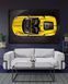 Картина с машиной - Ferrari Yellow Dream - 40х60 см MIX-184 фото 2